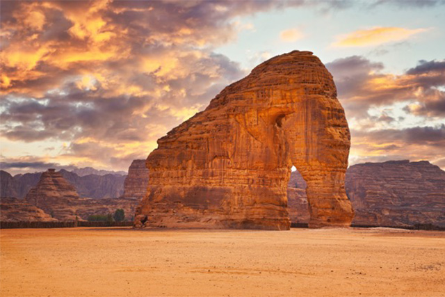 Elephant Rock In Al Ula Saudi Arabia