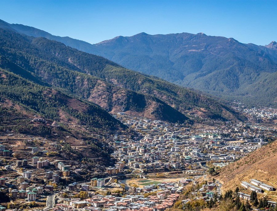 Thimphu Valley Awakening Gently Beneath Himalayan Morning Light