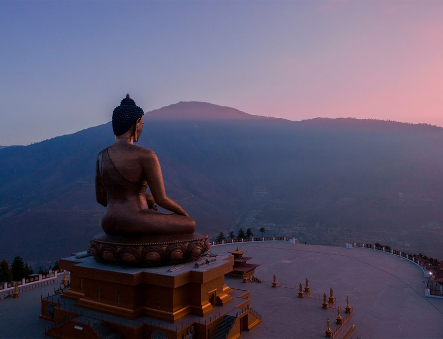 Buddha Dordenma Radiating Peace Over Thimphu Valley