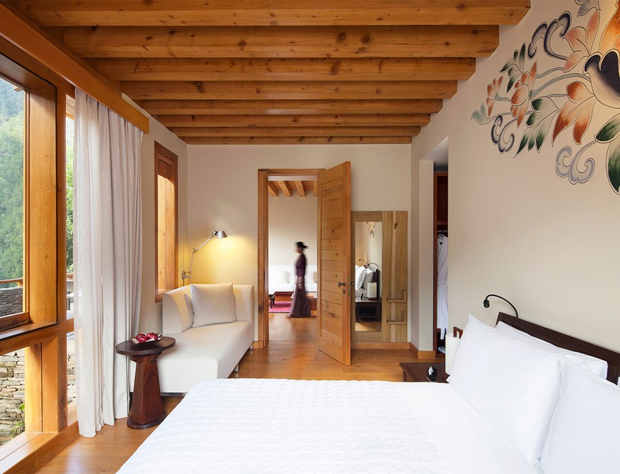COMO Uma Punakha Villa Master Bedroom