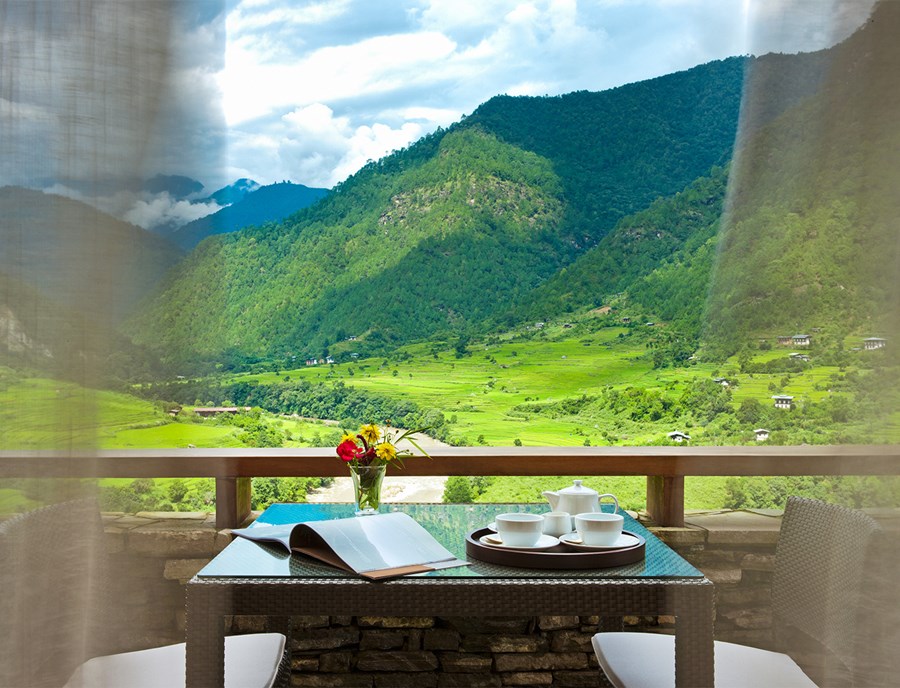 COMO Uma Punakha Nestled Above Mo Chhu River Valley