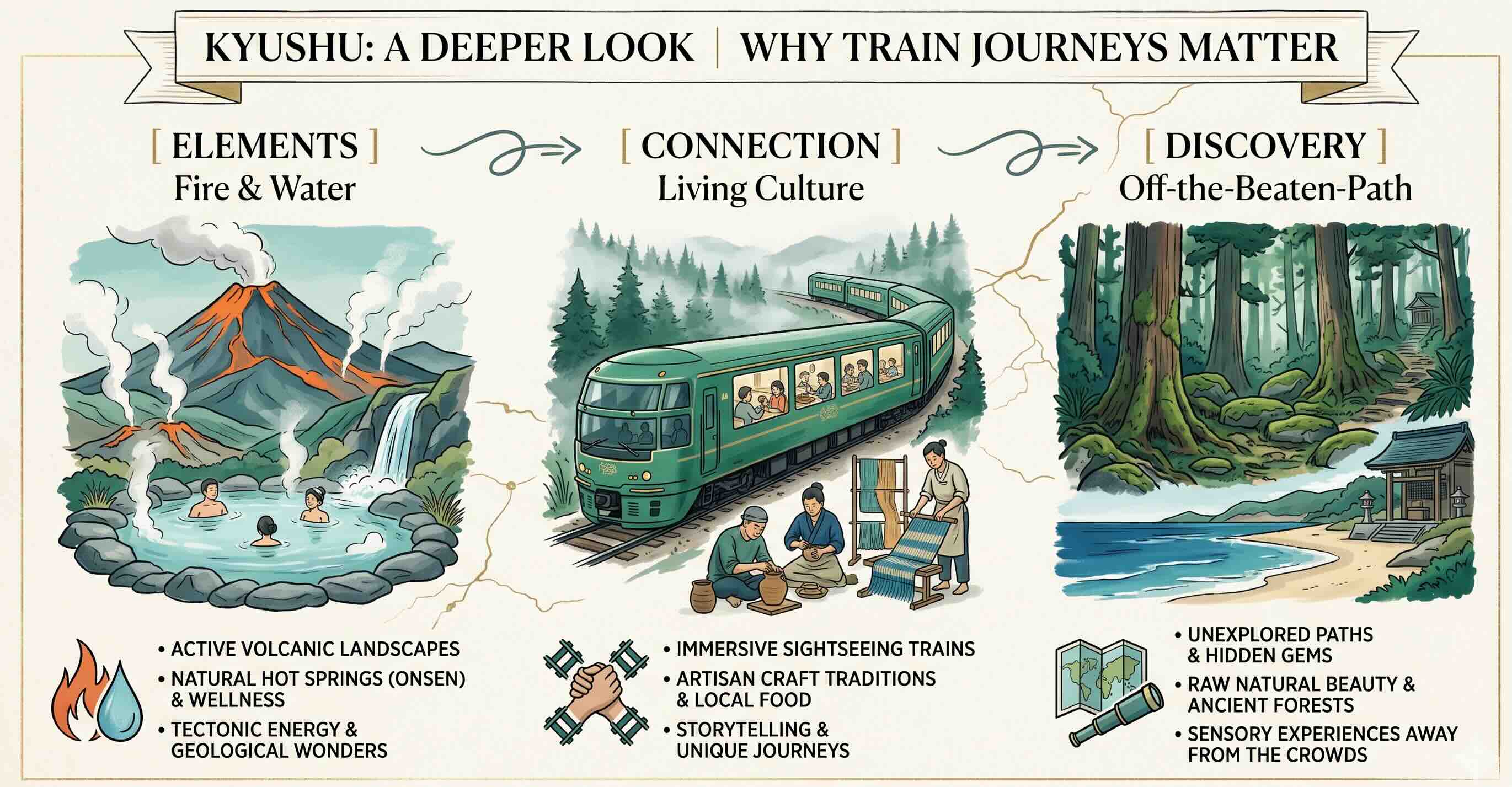 Scenic Train Kyushu Japan