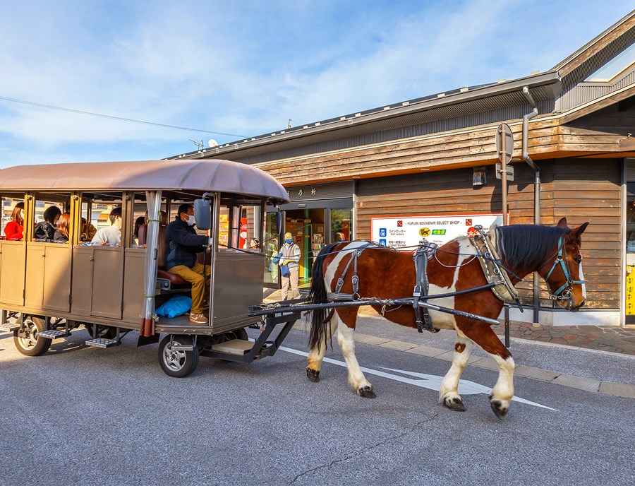 Yufuin Is A Charming, Pedestrian Friendly Onsen Town In Oita Prefecture, Kyushu, Famous For Its Picturesque Mt