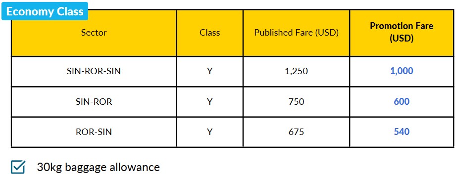 Sin Kor economy class