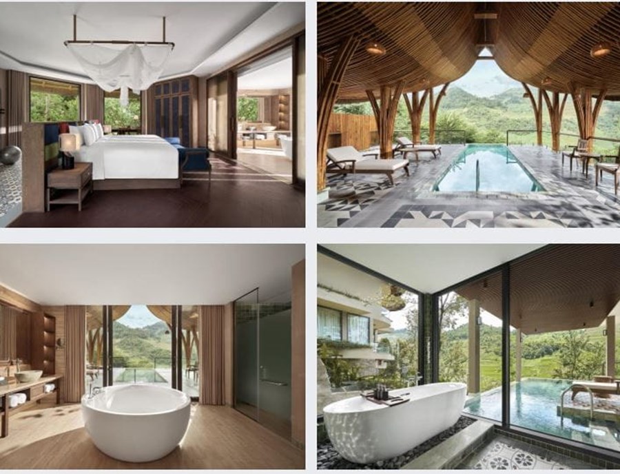 Garrya Mu Cang Chai Resort Vietnam Well Being Pool Suite