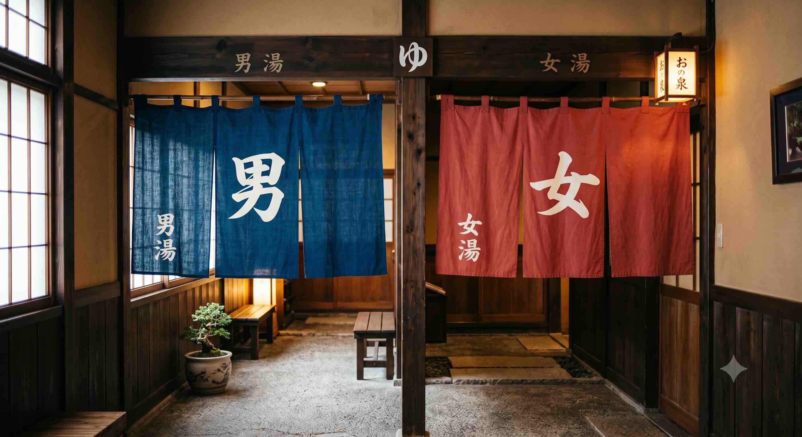 Japan Onsen Curtain