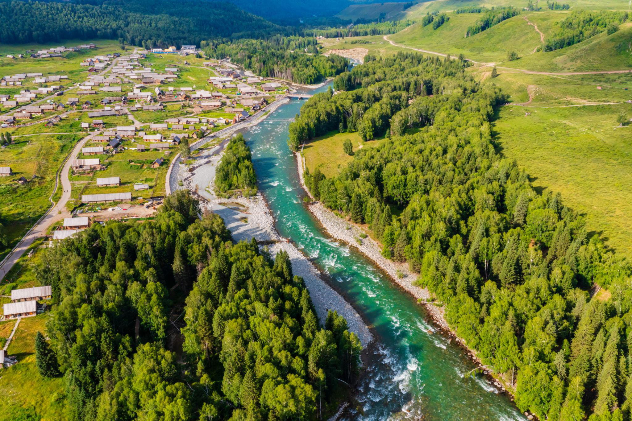 Hemu Village Altay Mountains