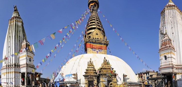 Day 1: Arrive Kathmandu; afternoon guided tour of Old City