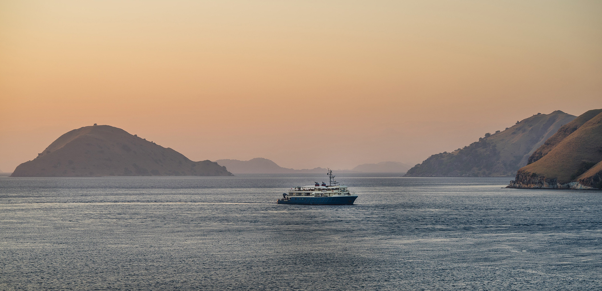 Sunrise Sailing Across The Tranquil Banda Sea