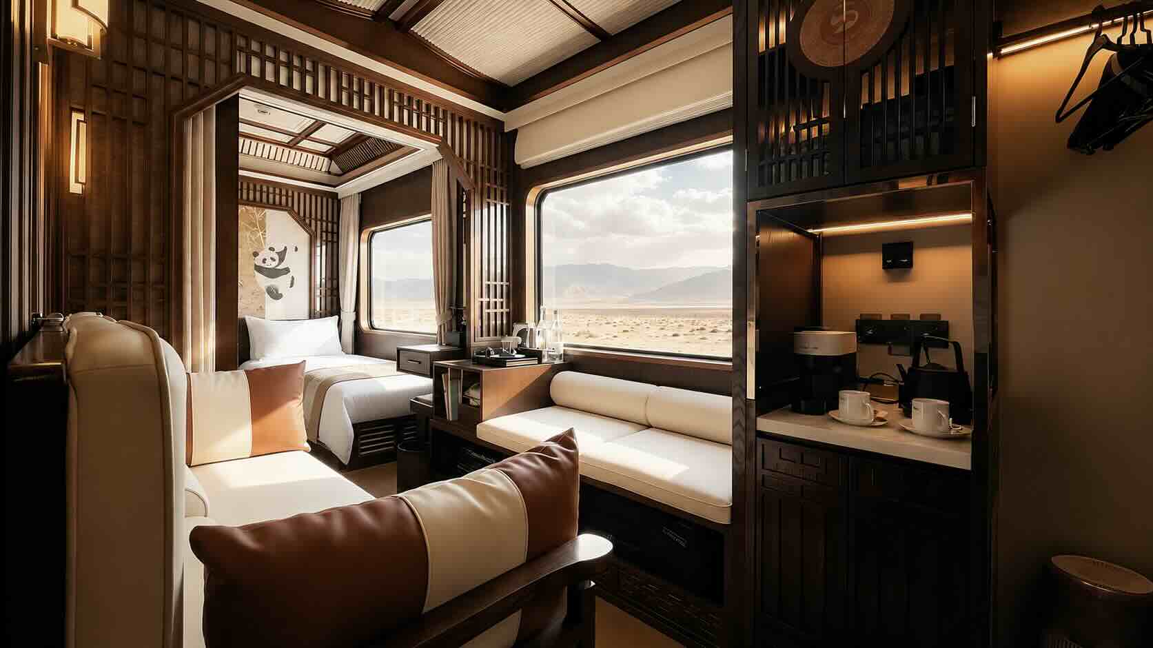 premium suite Jinxiu Tianfu uxury train