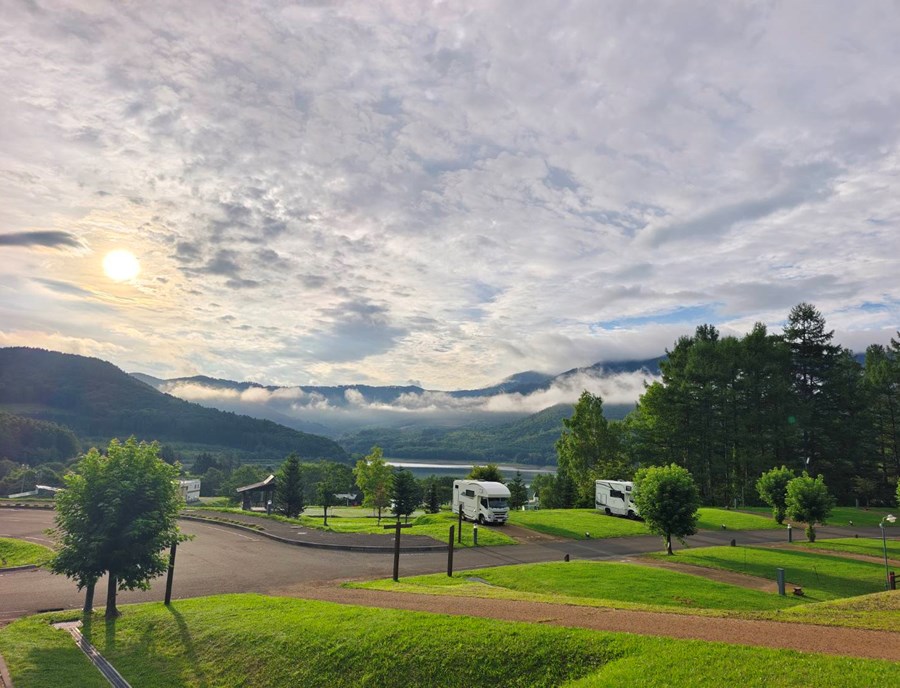 Japan Campervan Nature Sunrise Sunset