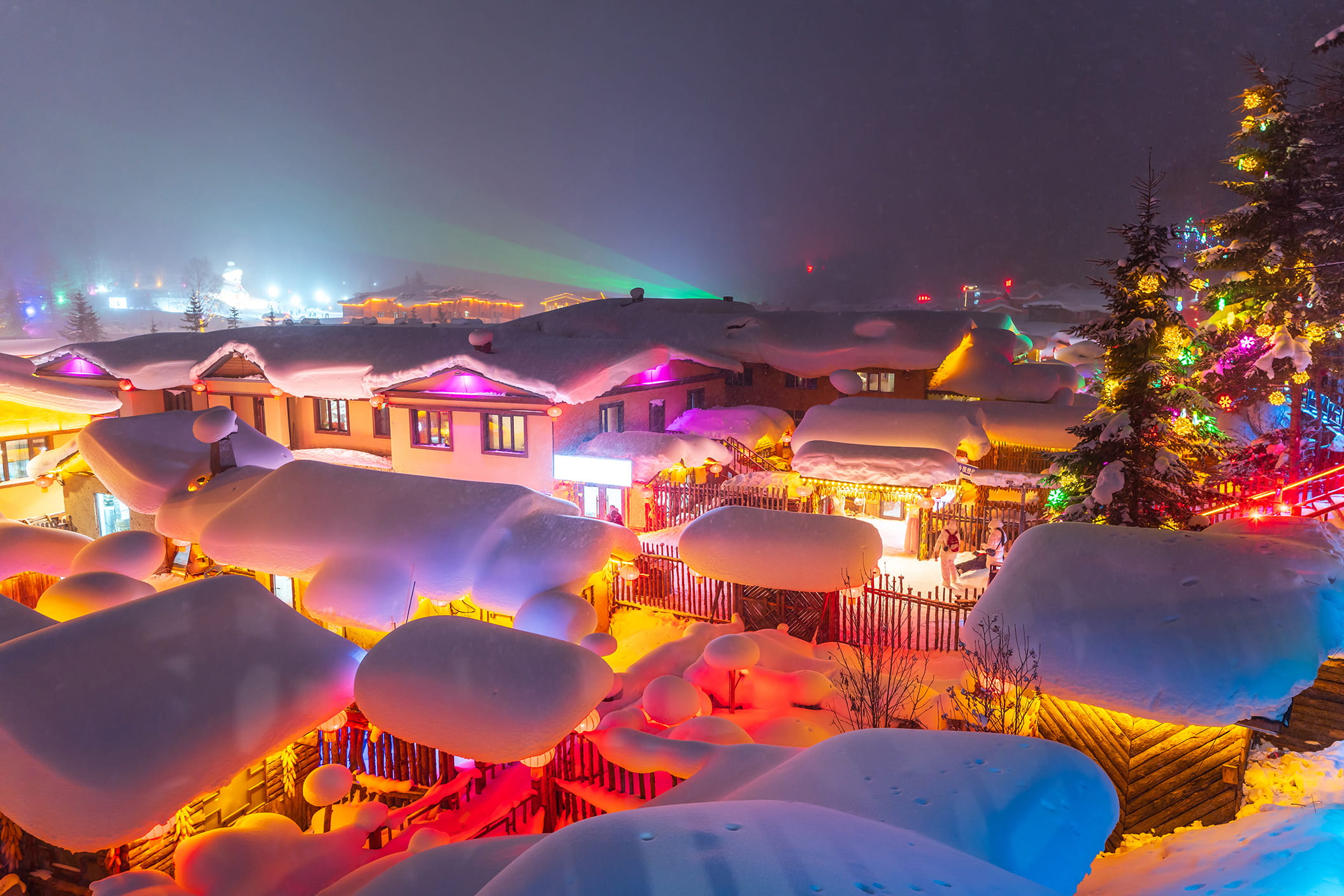 Enjoy a leisurely morning exploring the enchanting Snow Town (Xuexiang)