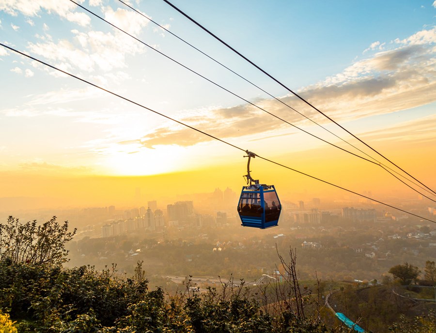 A Scenic Cable Car Journey At Kok Tobe Hill With Incredible Sunset Views