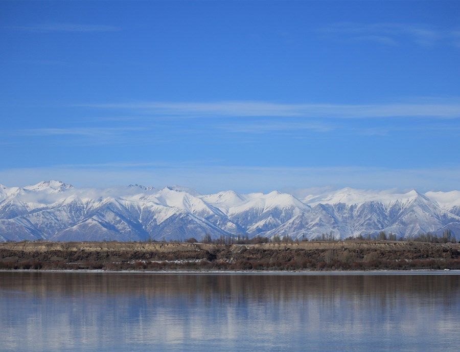Slow Down Beside The Clear Blue Waters Of Issyk Kul