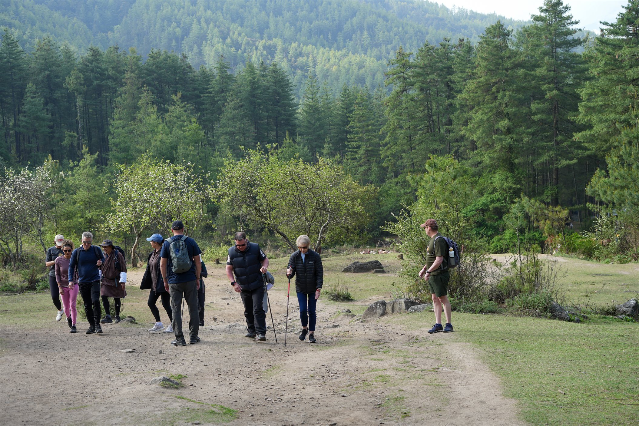 A light daypack keeps the Tiger Nest hike comfortable and rewarding