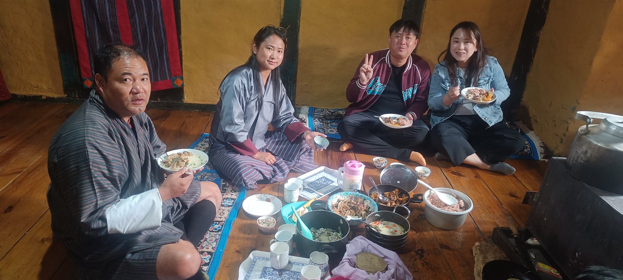 Share a home cooked meal and experience Bhutanese hospitality