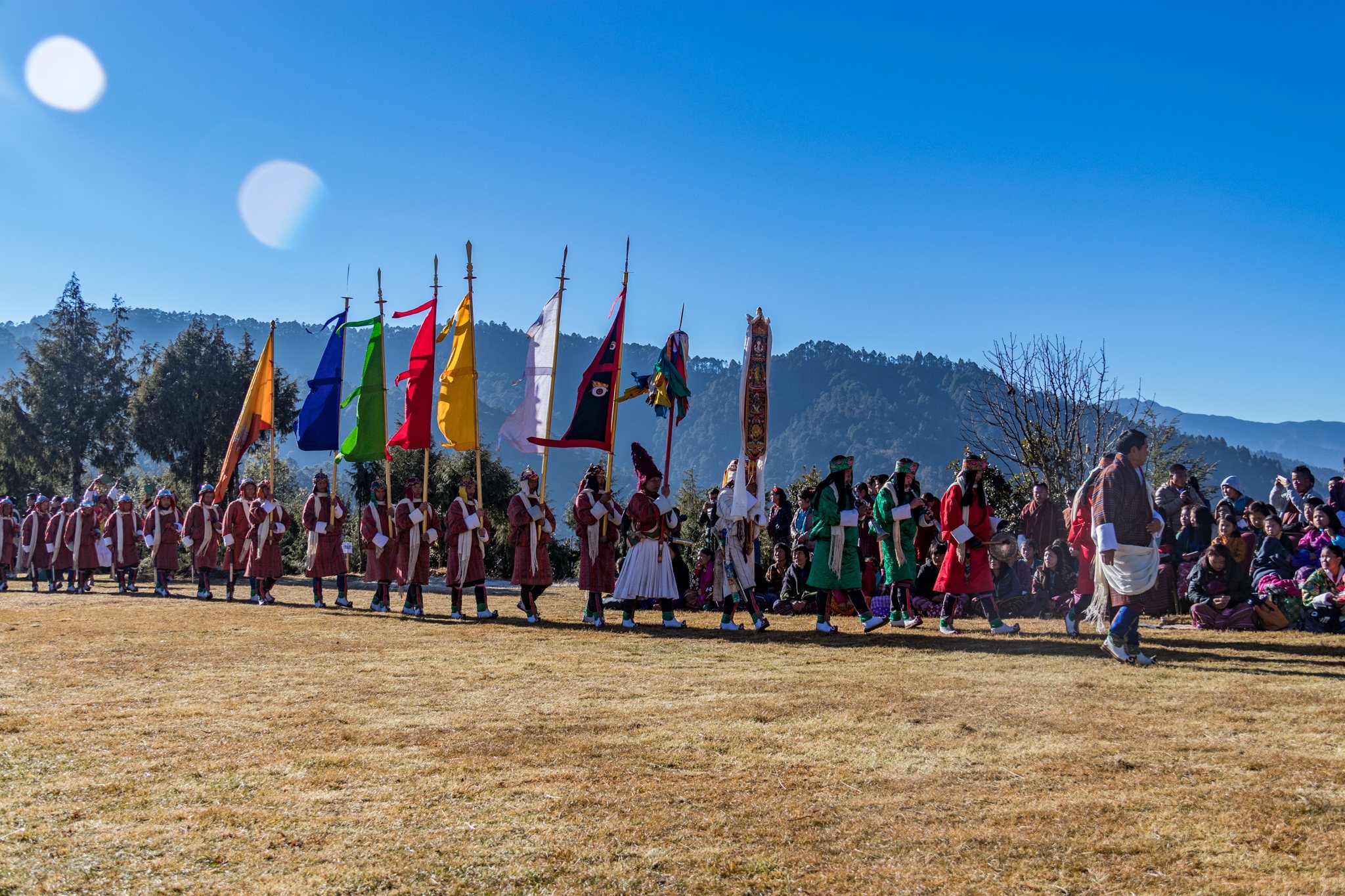 Dochula Pass hosts Druk Wangyel Tshechu beneath dramatic Himalayan views