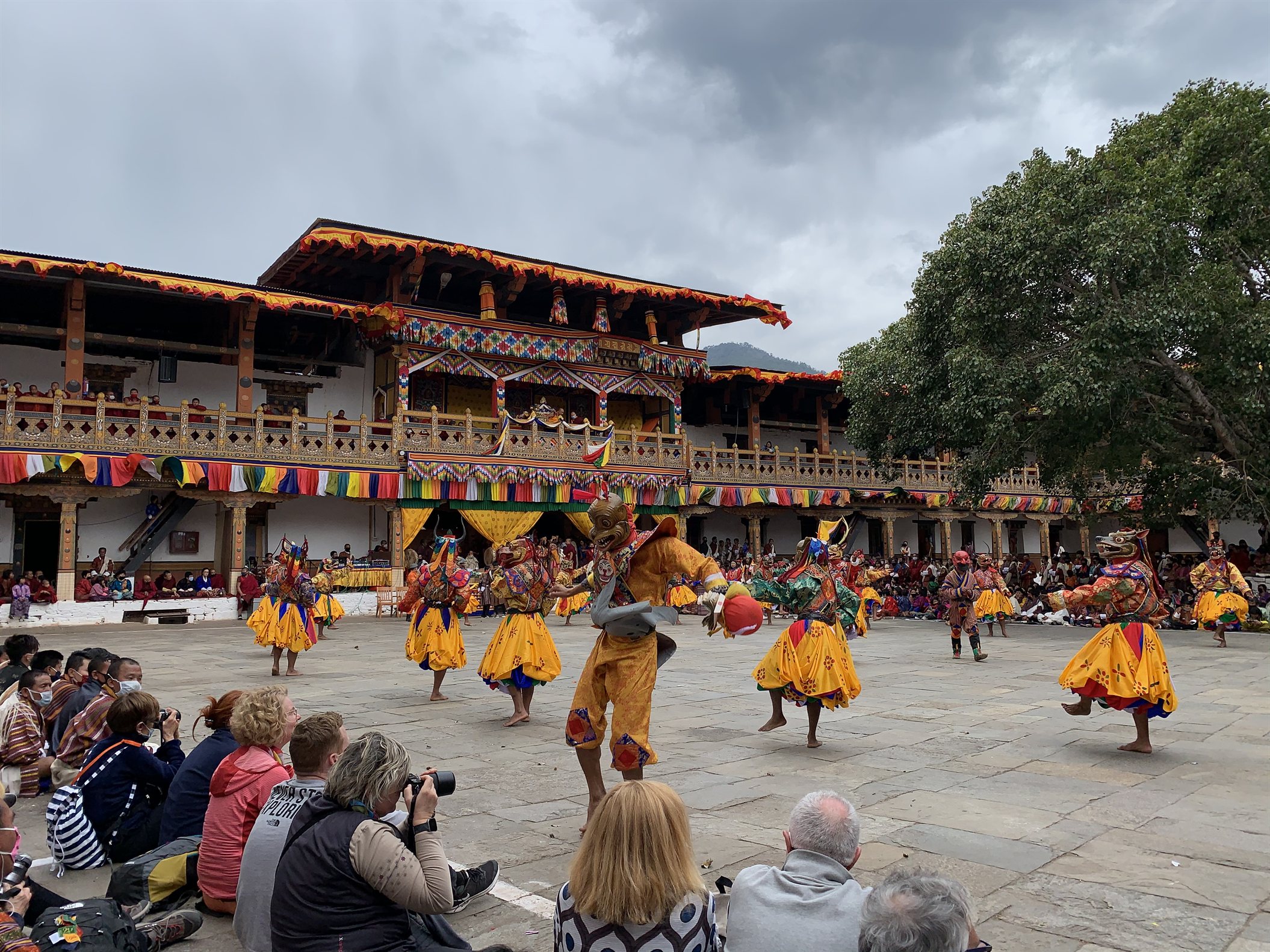 Punakha Dzong provides a spectacular setting for sacred festival celebrations