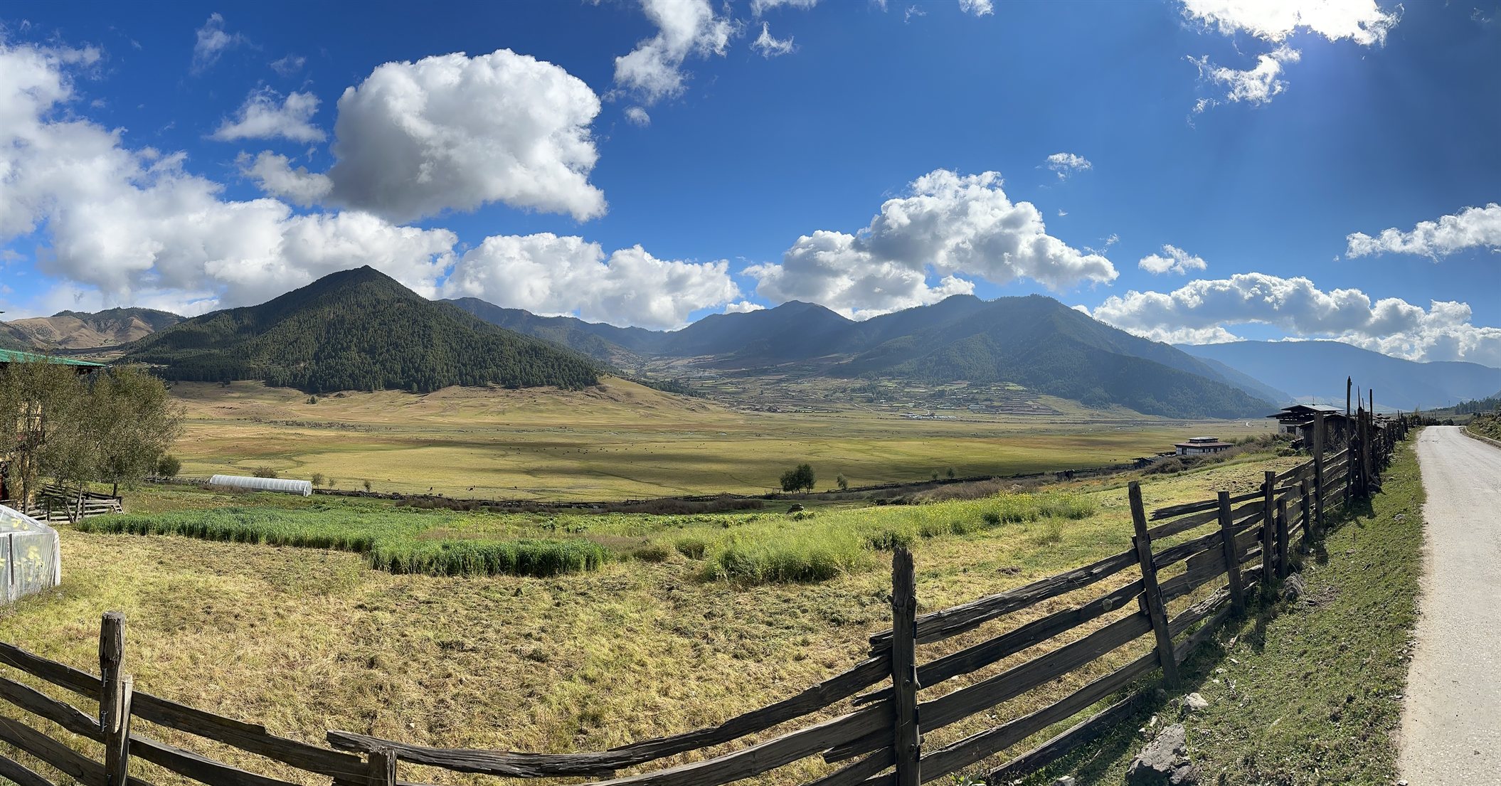 Phobjikha Valley offers peaceful landscapes and seasonal black necked crane sightings