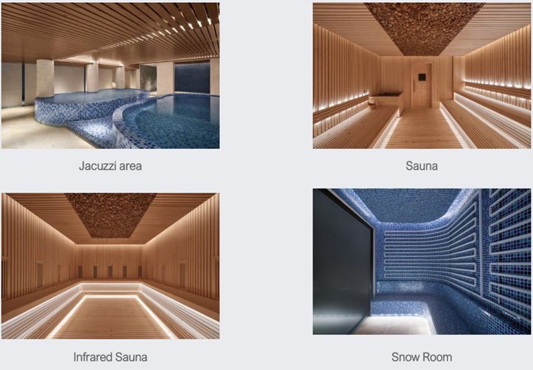 Interior of 8lements Spa at Garrya Mu Cang Chai Resort offering relaxing wellness treatments in a tranquil setting.