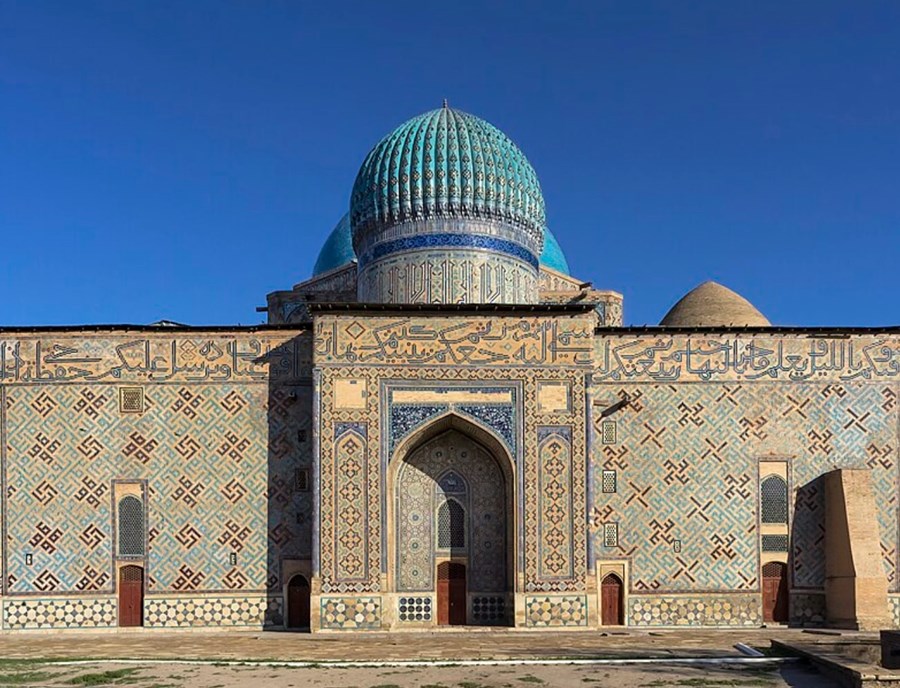 Marvel At The Mausoleum Of Khoja Ahmed Yasawi, A Magnificent Silk Road Landmark Crowned By Its Striking Turquoise Dome