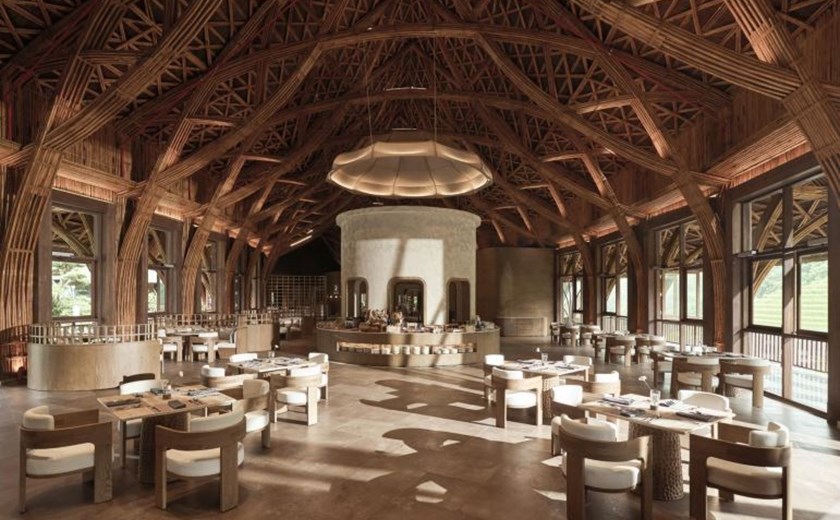 Refresh Restaurant at Garrya Mu Cang Chai serving Vietnamese cuisine with scenic mountain views