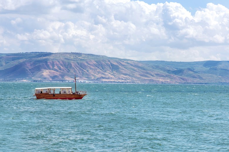 Cruise peacefully on the Sea of Galilee