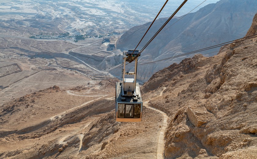 Ascend to Masada National Park in Israel