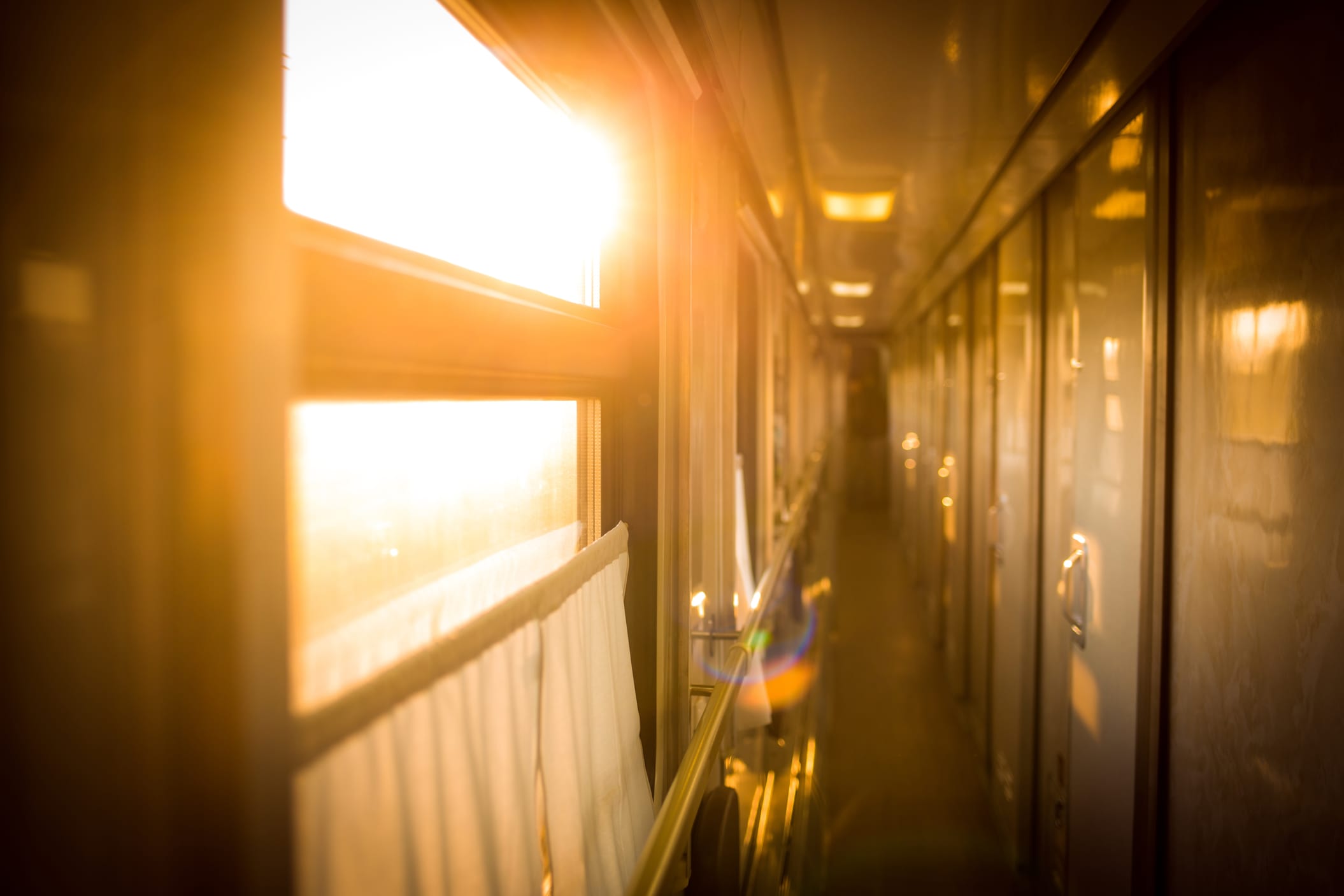 Luxury train interior transforms rail travel into a memorable experience