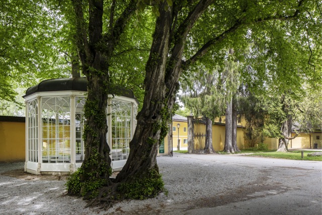 Hellbrunn Palace gazebo Sound of Music Salzburg