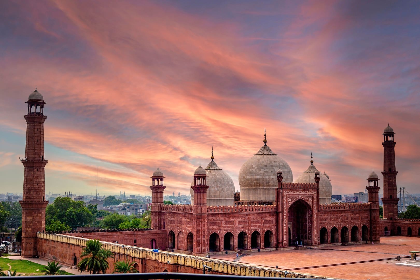 Badshahi- mosque sunset Lahore