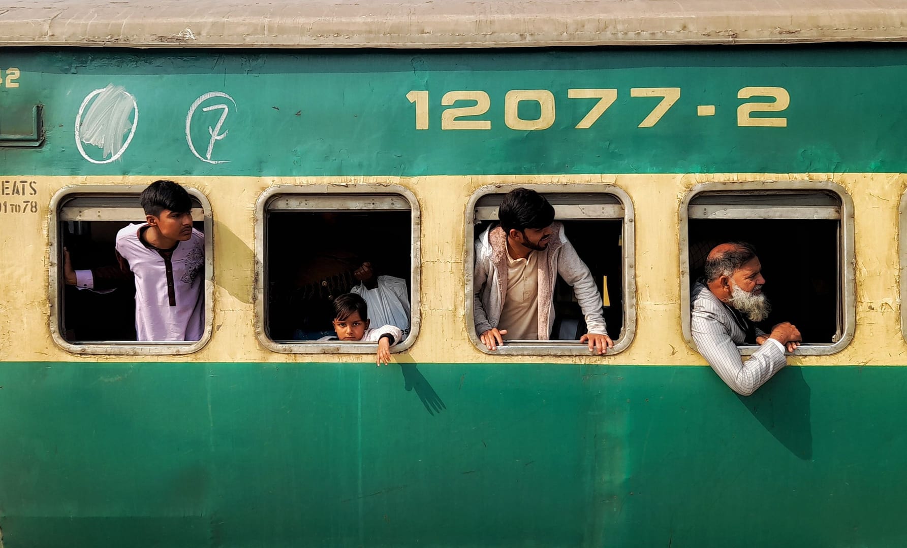Pakistan Train Passengers