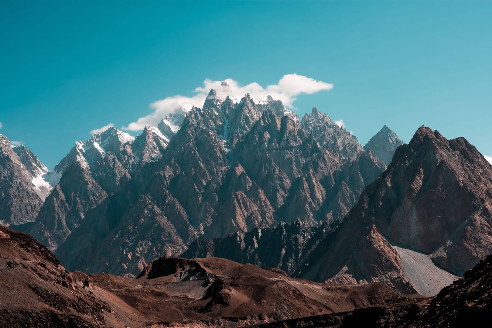 Passu Cones Hunza Panorama