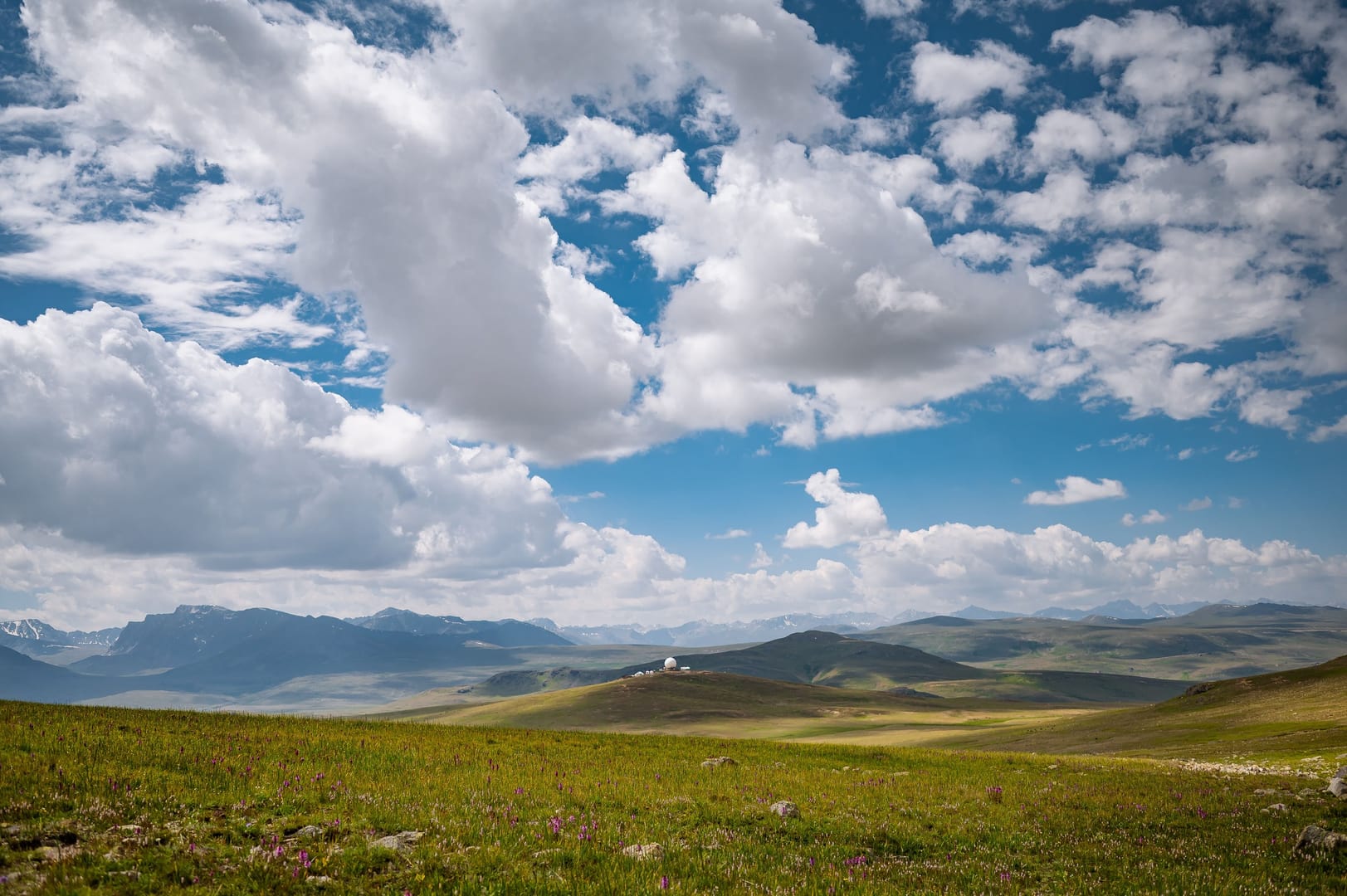 Skardu Green Fields Clouds