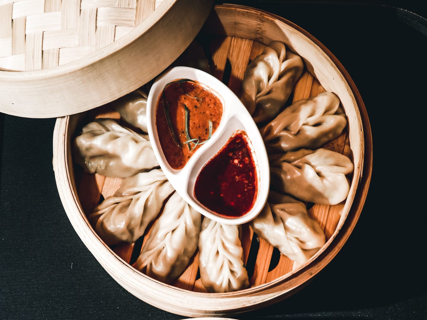 Nepali Momos Bamboo Steamers