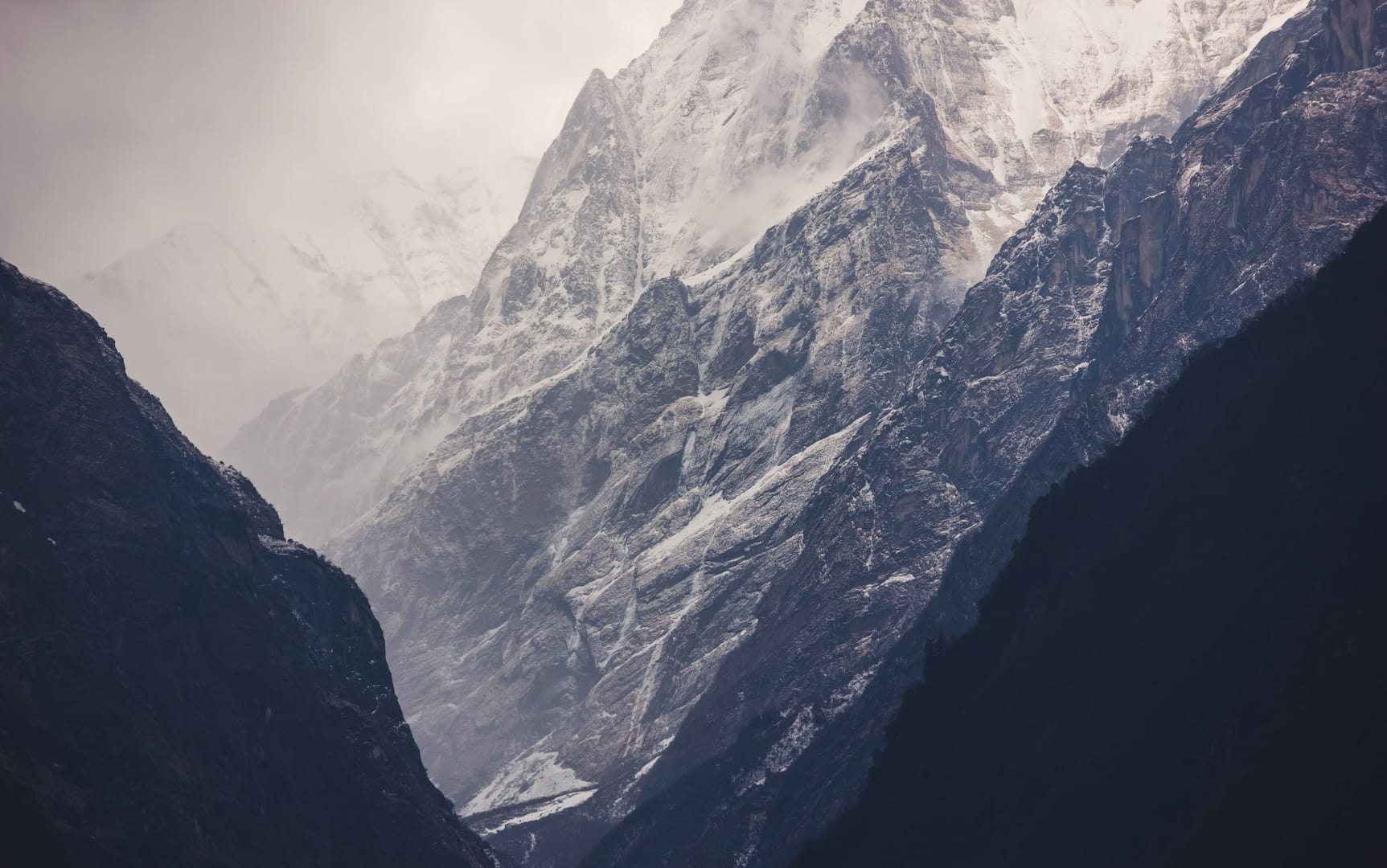 Snow Covered Himalayas Nepal