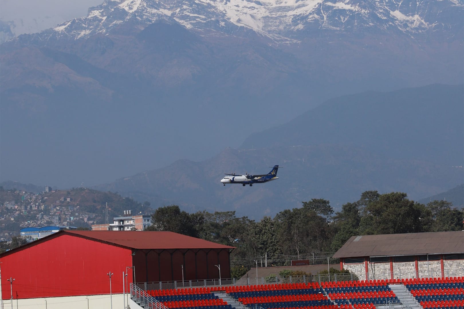 Airplane Pokhara Himalayas Nepal