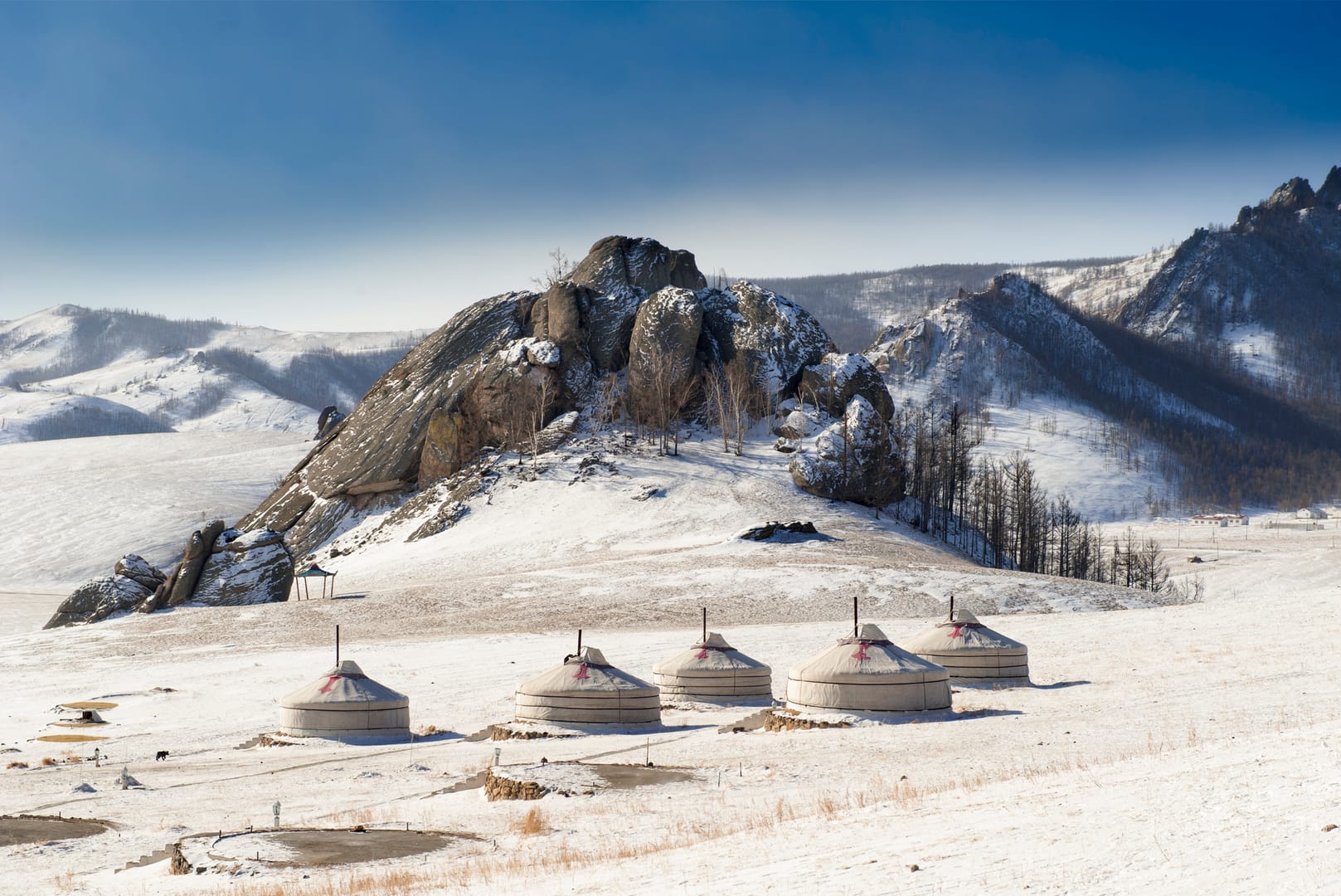 Mongolian Ger Camp Offering Peaceful Nights Beneath Endless Skies