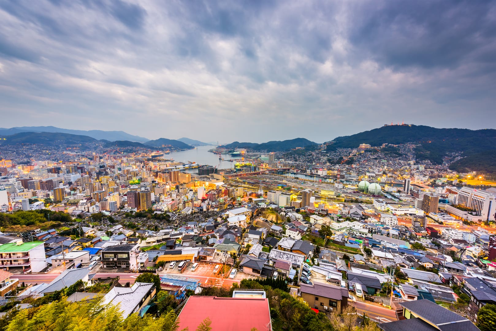 Nagasaki Harbour Revealing Layers Of History And Culture