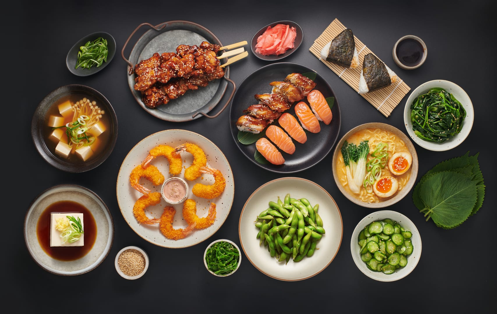 Japanese Food Spread Showcasing The Flavours Of Regional Cuisine
